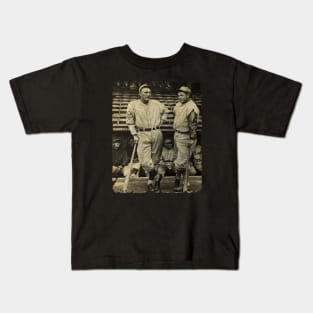 Jimmy Foxx and Chuck Klein Standing Side by Side Kids T-Shirt